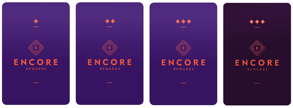Encore Rewards cards